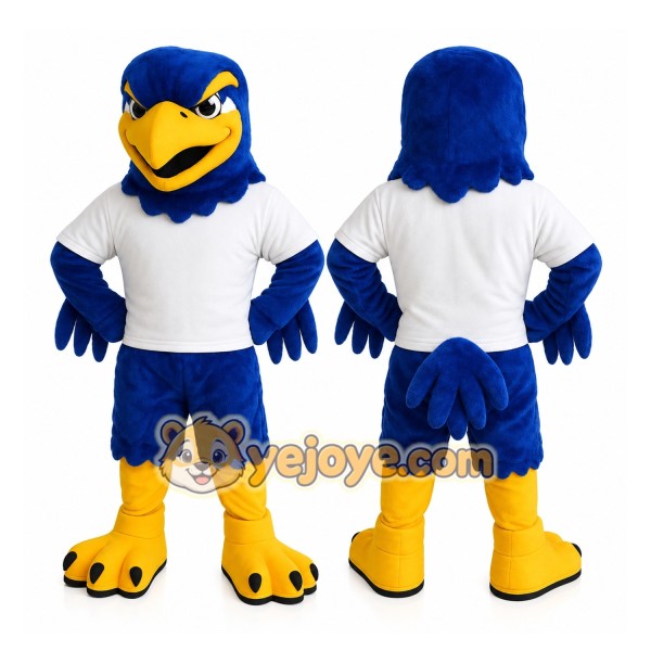 Sport Blue Hawk Ealge Mascot Costume