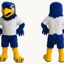 Sport Blue Hawk Ealge Mascot Costume