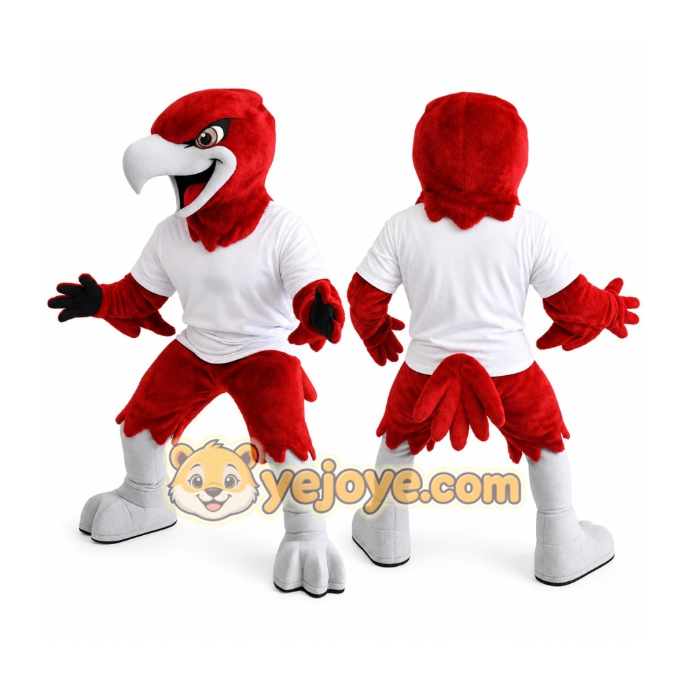 Sport Red Hawk Ealge Mascot Costume