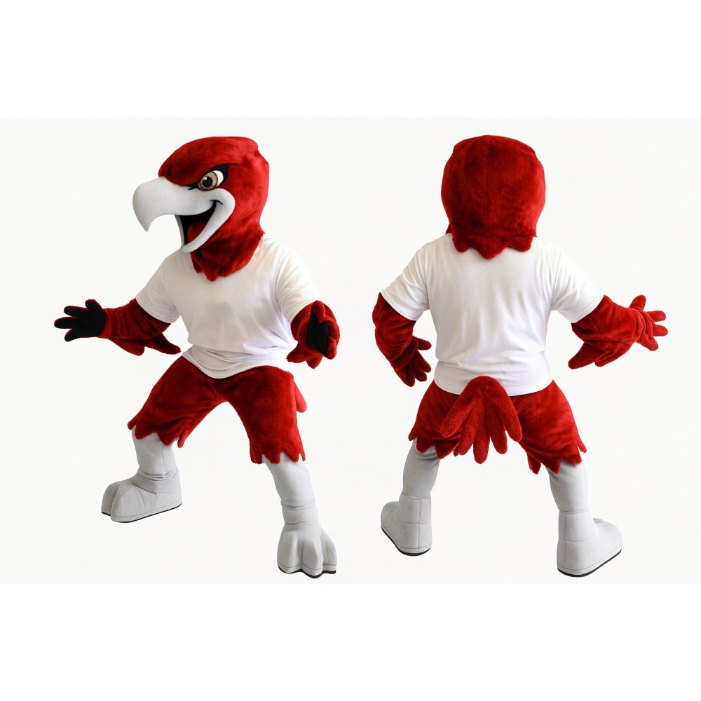 Sport Red Hawk Ealge Mascot Costume