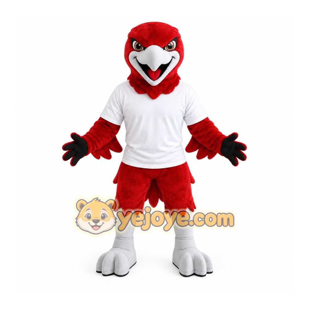 Sport Red Hawk Ealge Mascot Costume