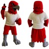 Red Hawk Eagle Mascot Costume