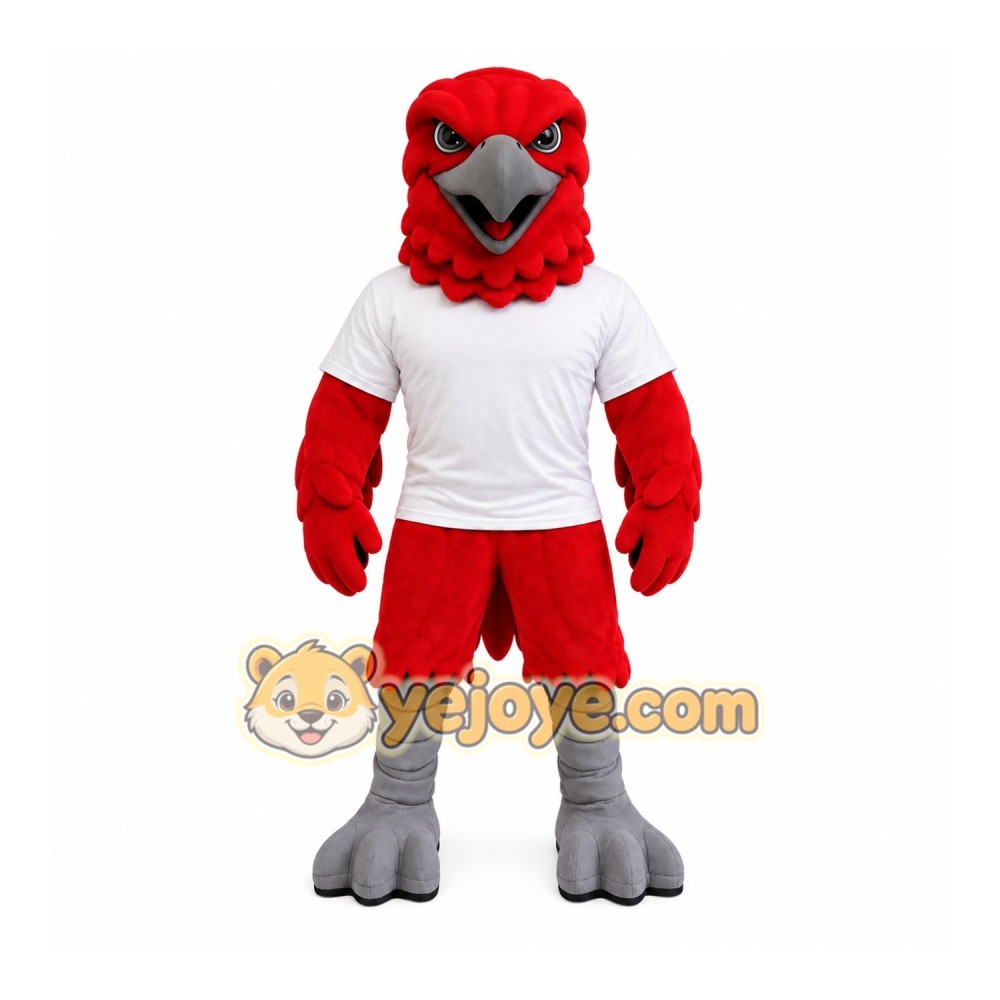 Red Hawk Eagle Mascot Costume Red Hawk Eagle Mascot Costume