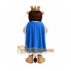 Crown Happy Lion Mascot Costume