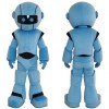 Cartoon Future Blue Robot Mascot Costume