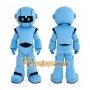Cartoon Future Blue Robot Mascot Costume