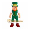 Green Leprechaun Mascot Costume