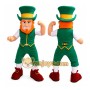 Green Leprechaun Mascot Costume