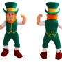 Green Leprechaun Mascot Costume