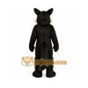 Cute Black Wolf Mascot Costume Cute Black Wolf Mascot Costume