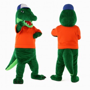 School Sport Crocodile Mascot Costume