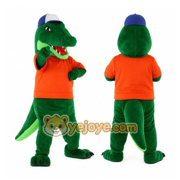School Sport Crocodile Mascot Costume