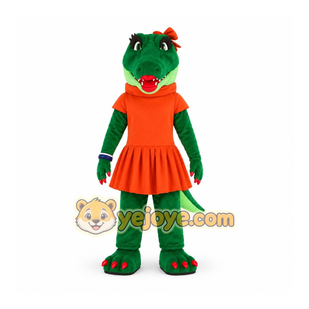 School Sport Female Crocodile Mascot Costume School Sport Female Crocodile Mascot Costume