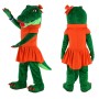 School Sport Female Crocodile Mascot Costume