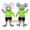 Lime Green Mouse Mascot Costume Lime Green Mouse Mascot Costume