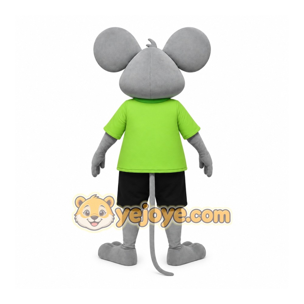 Lime Green Mouse Mascot Costume Lime Green Mouse Mascot Costume