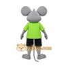 Lime Green Mouse Mascot Costume Lime Green Mouse Mascot Costume