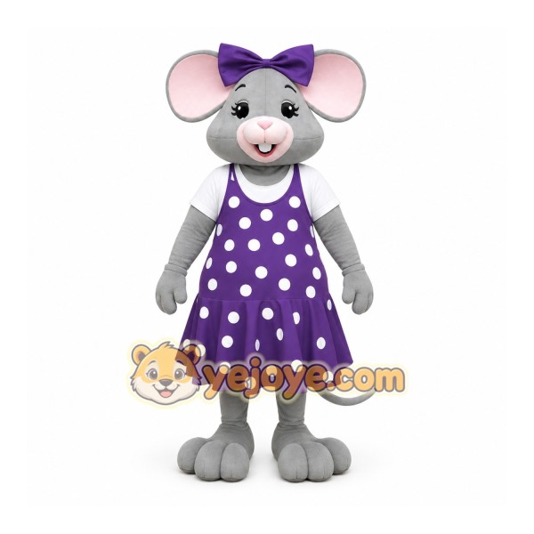 Girl Mouse Mascot Costume