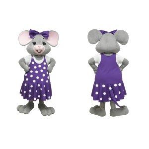 Girl Mouse Mascot Costume