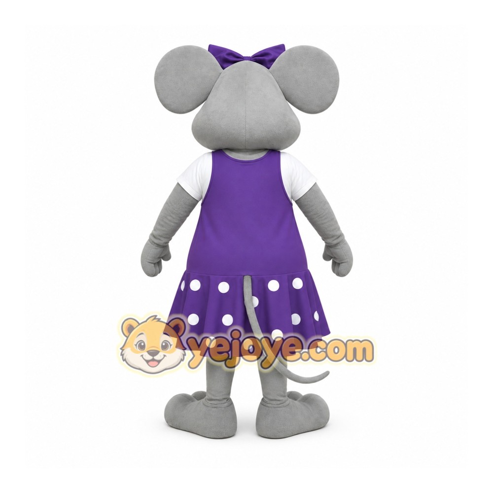 Girl Mouse Mascot Costume Girl Mouse Mascot Costume
