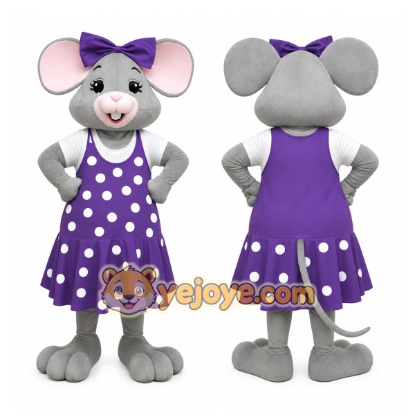 Girl Mouse Mascot Costume