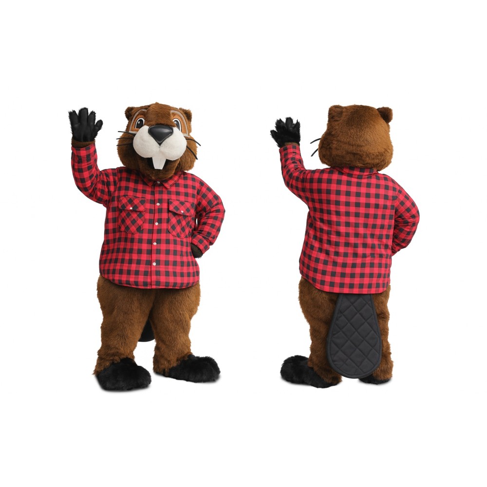 Lovable Beaver Mascot Costume