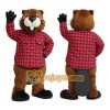 Lovable Beaver Mascot Costume