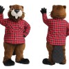 Lovable Beaver Mascot Costume