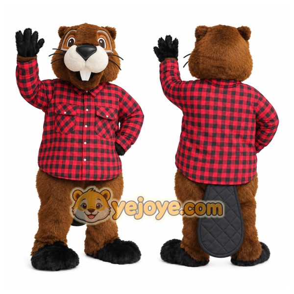 Lovable Beaver Mascot Costume