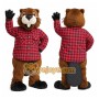 Lovable Beaver Mascot Costume