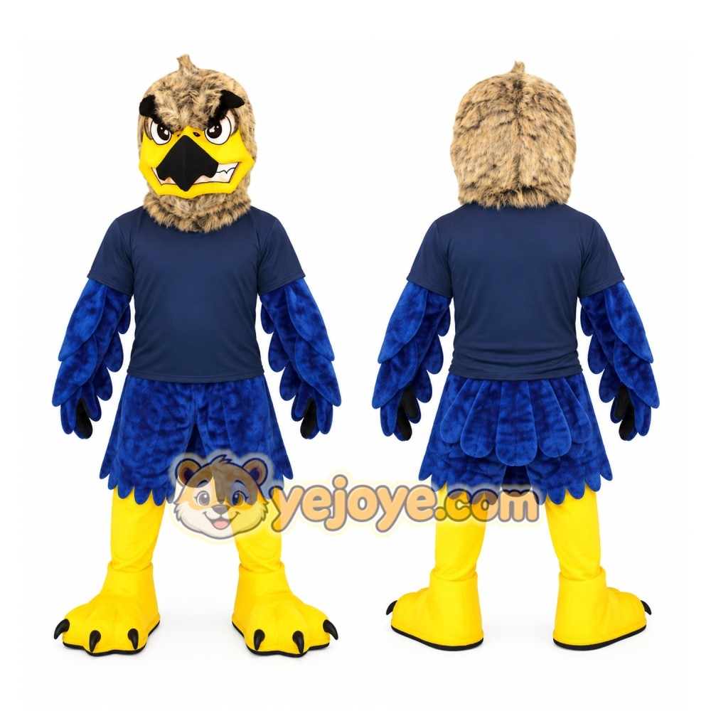 Sport Blue Eagle Mascot Costume Sport Blue Eagle Mascot Costume