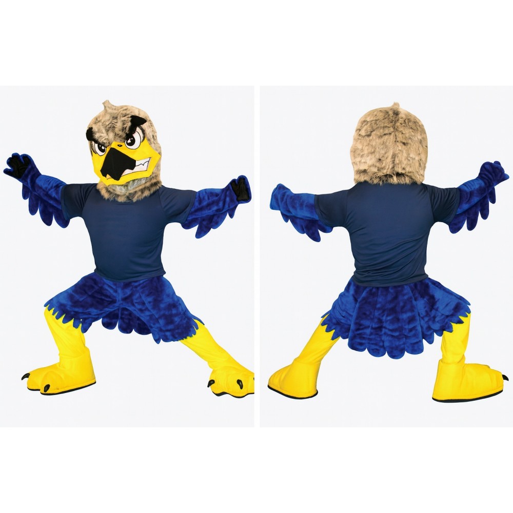 Sport Blue Eagle Mascot Costume