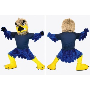 Sport Blue Eagle Mascot Costume