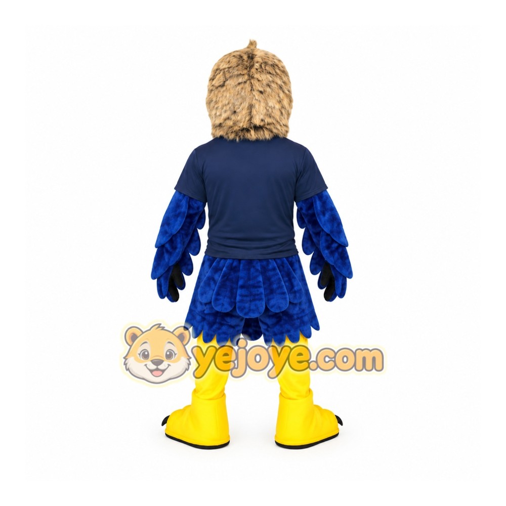 Sport Blue Eagle Mascot Costume Sport Blue Eagle Mascot Costume