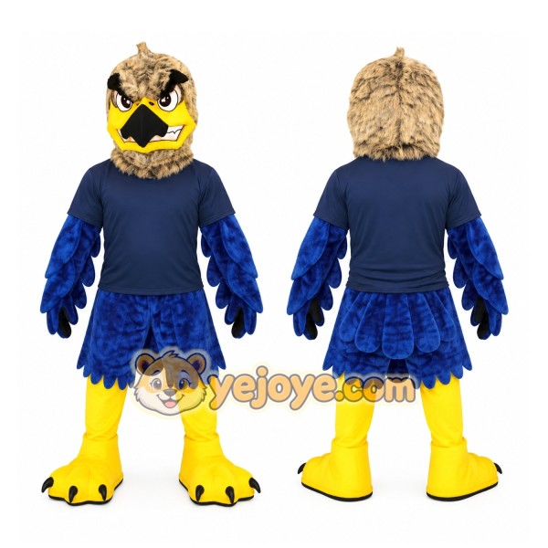 Sport Blue Eagle Mascot Costume