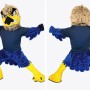 Sport Blue Eagle Mascot Costume