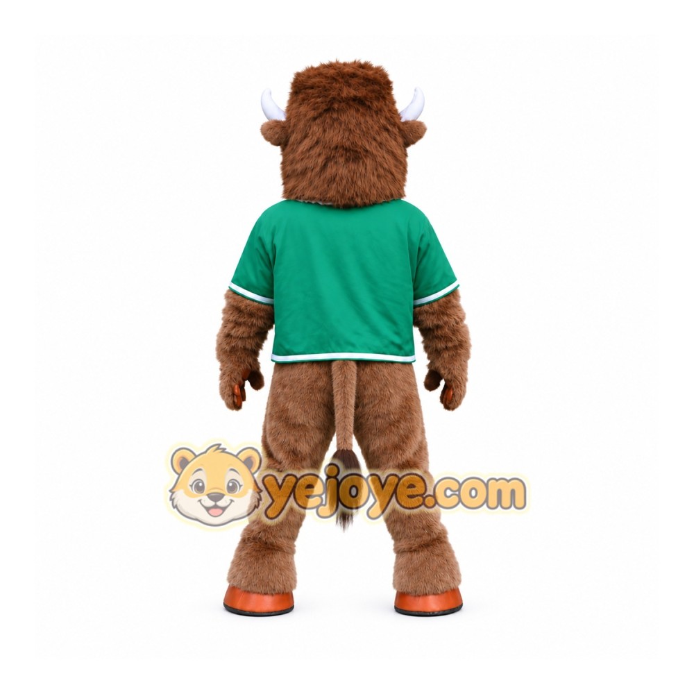 Marco the Bison Mascot Costume Marco the Bison Mascot Costume