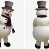 Adult Snowman Mascot Costume
