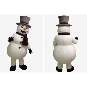 Adult Snowman Mascot Costume