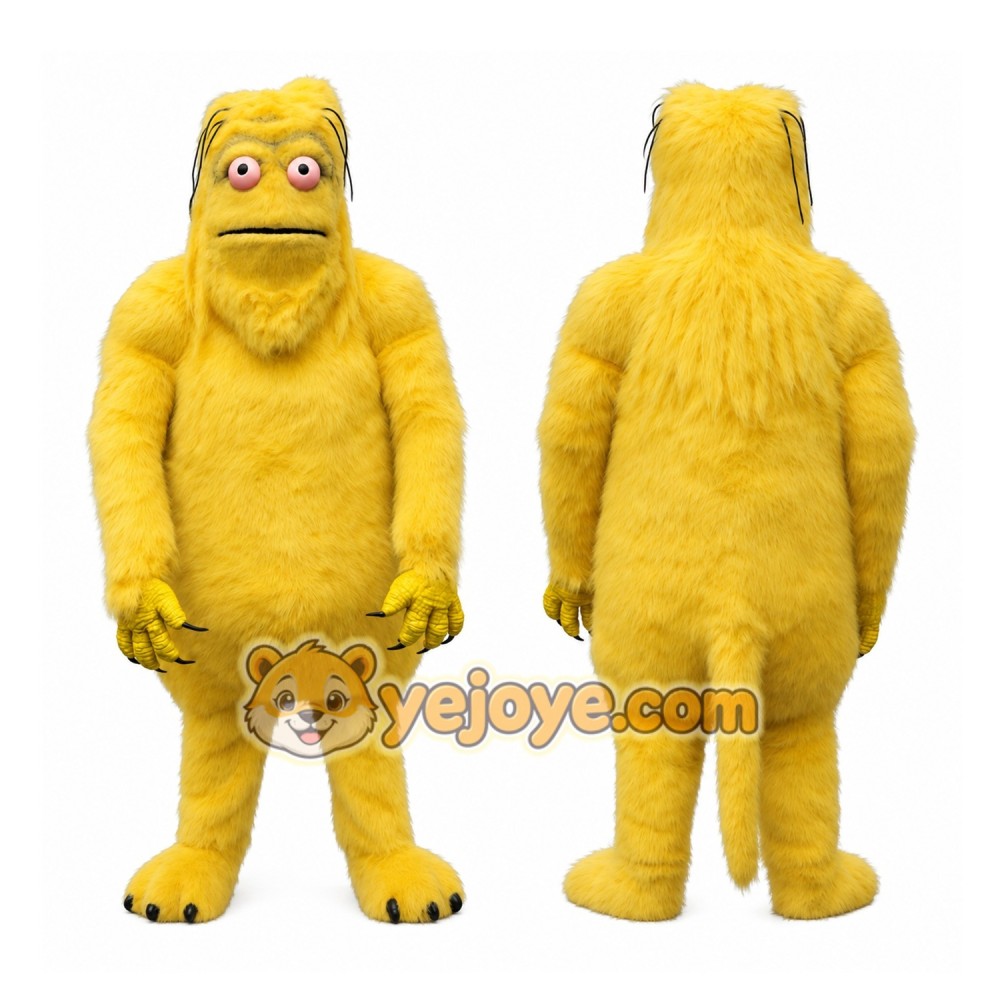 Big Yellow Drago Mascot Costume