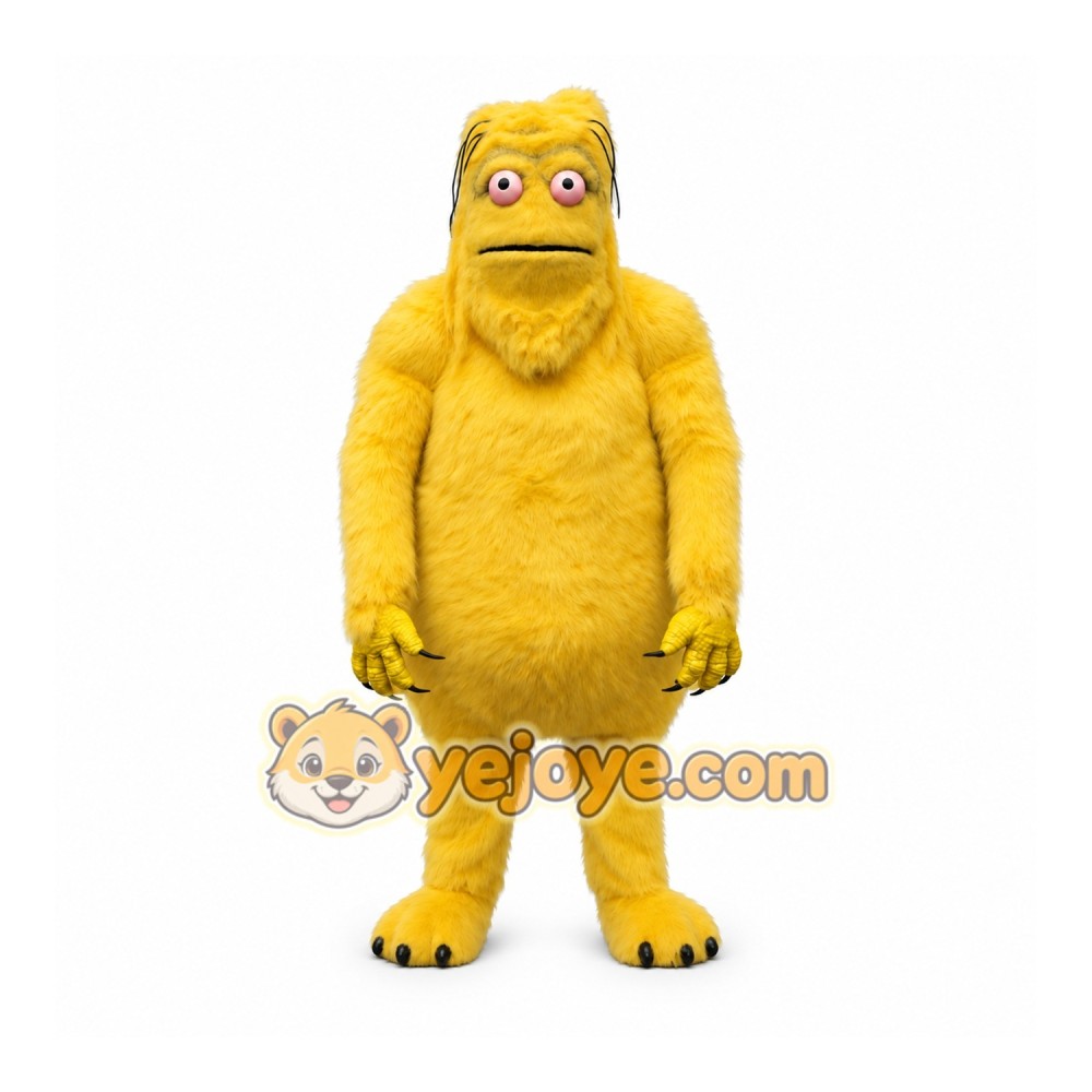 Big Yellow Drago Mascot Costume