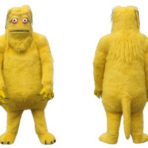 Big Yellow Drago Mascot Costume