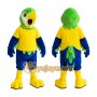 Green And Blue Parrot Mascot Costume