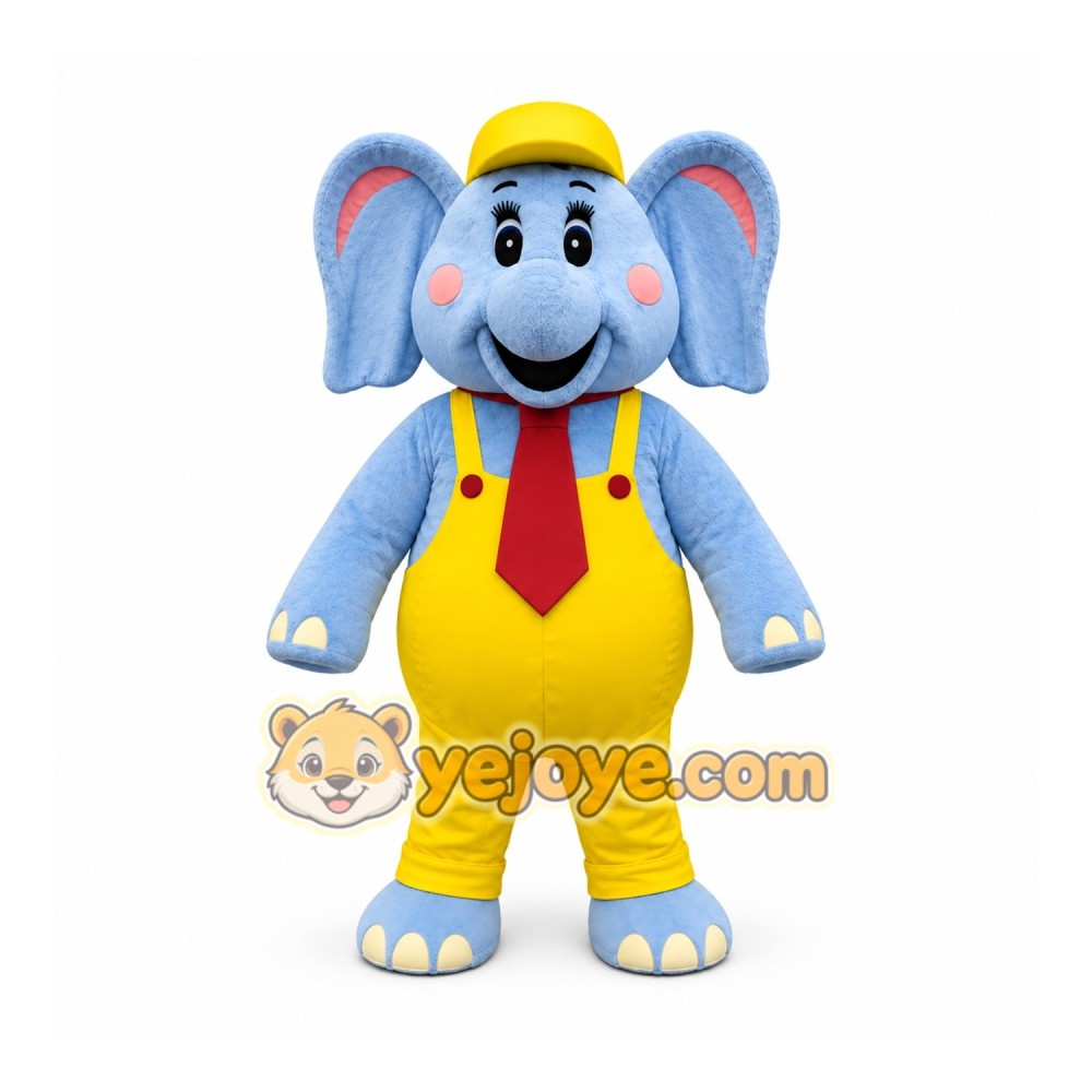 Bubbles the Elephant Mascot Costume Bubbles the Elephant Mascot Costume