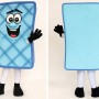 Blue Mattress Mascot Costume