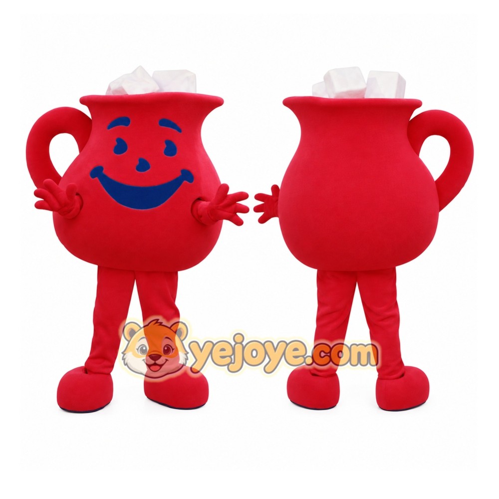 Adult Red Cup Mascot Costume Adult Red Cup Mascot Costume