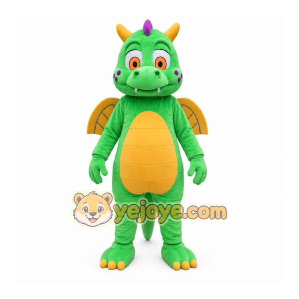 Luxury Green Dragon Mascot Costume for Adults Luxury Green Dragon Mascot Costume for Adults