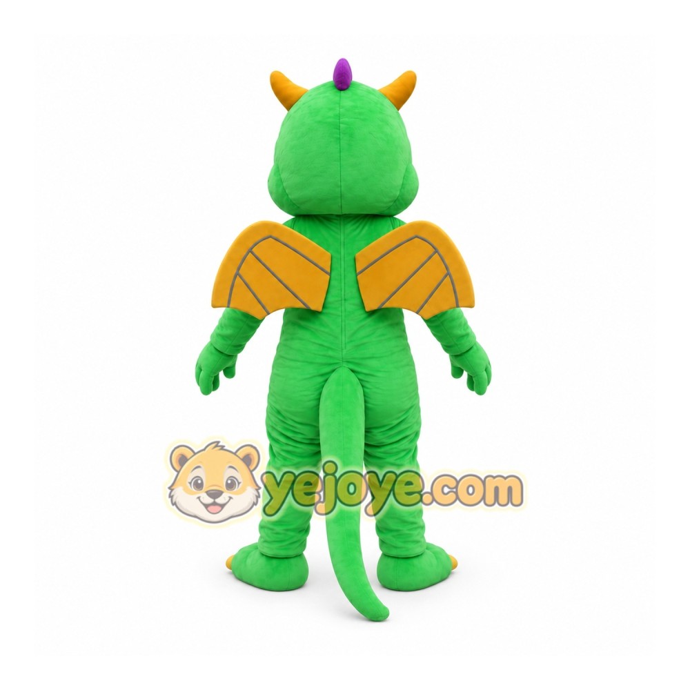 Luxury Green Dinosaur Mascot Costume Dragon For Adults Luxury Green Dinosaur Mascot Costume Dragon For Adults