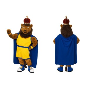 Muscular King Lion Mascot Costume