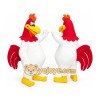 White Chicken Foghorn Leghorn Mascot Costume White Chicken Foghorn Leghorn Mascot Costume